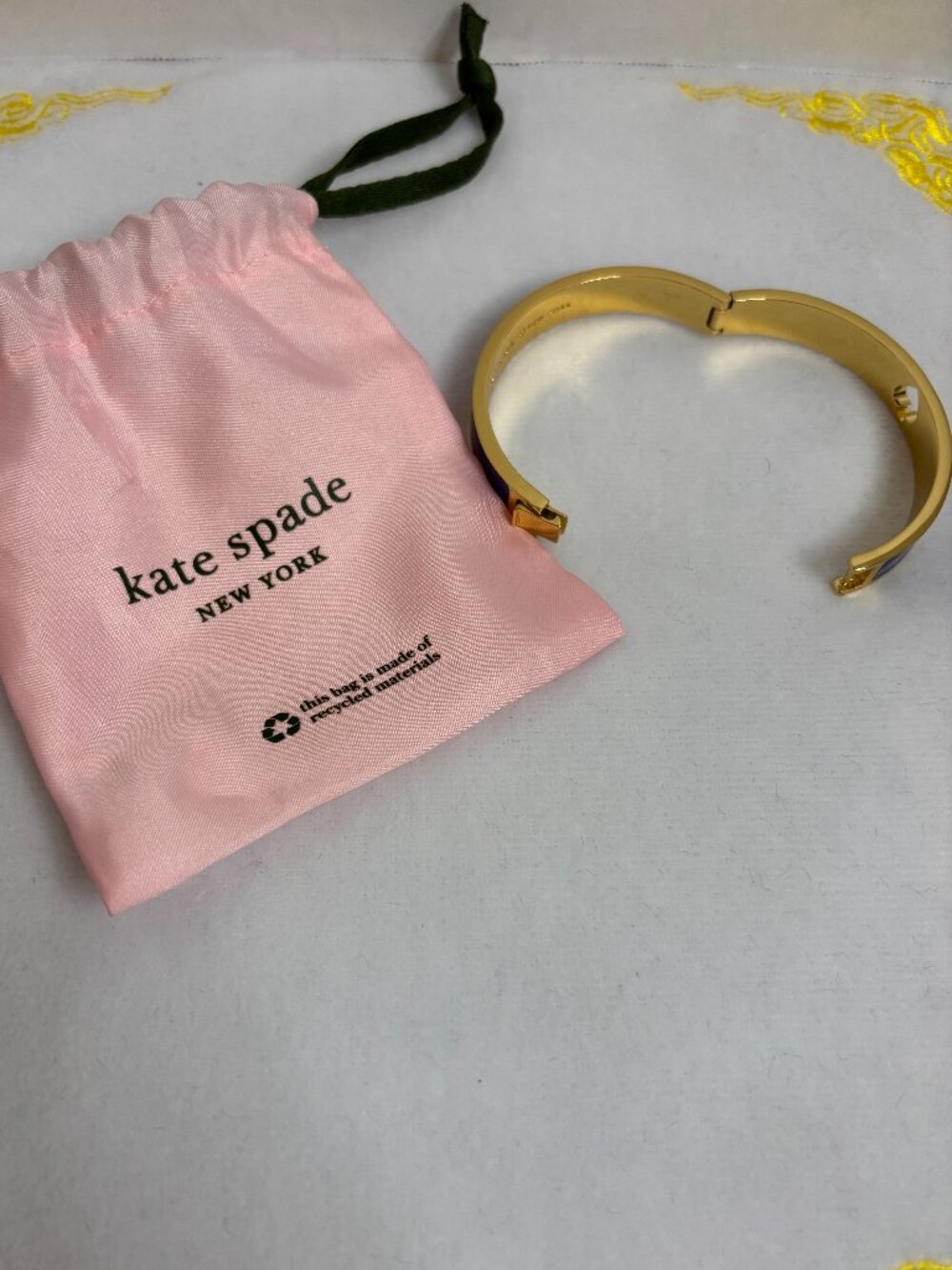 Kate Spade New York Blue Whole Punch Bangle